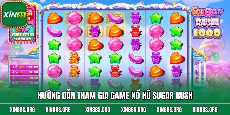 Hướng dẫn tham gia game nổ hũ Sugar Rush