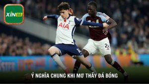 Ý nghĩa chung khi mơ thấy đá bóng